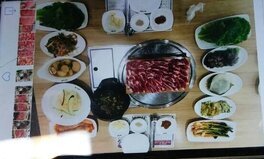 한사랑한우명가의 전경 모습을 좌측에서 찍은 사진입니다