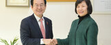 중국 주산시 대표단 면담 (12.09.시장실)