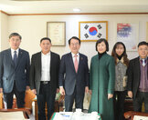 중국 주산시 대표단 면담 (12.09.시장실)