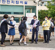 (05.27.문태중학교) 중학교 3학년 등교맞이