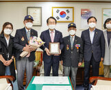 (04.22.시장실) 6.25참전유공자회 전남도지부 감사패 전달식