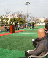 (11.24.북항수질관리사무소) 인조잔디 구장 재개장식