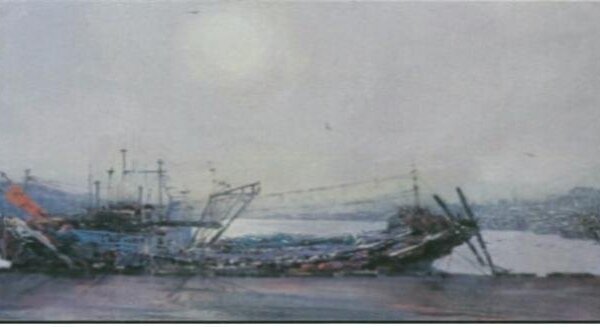 목포항 윤슬