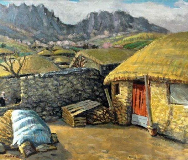 유달산의 초가
