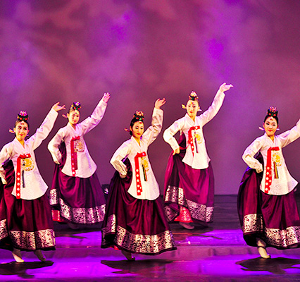 목포시립국악단의 전통춤 공연모습