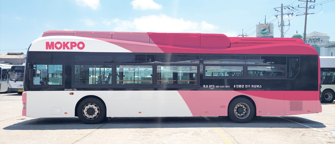 목포시 공영버스, 표준디자인 입고 새롭게 달린다