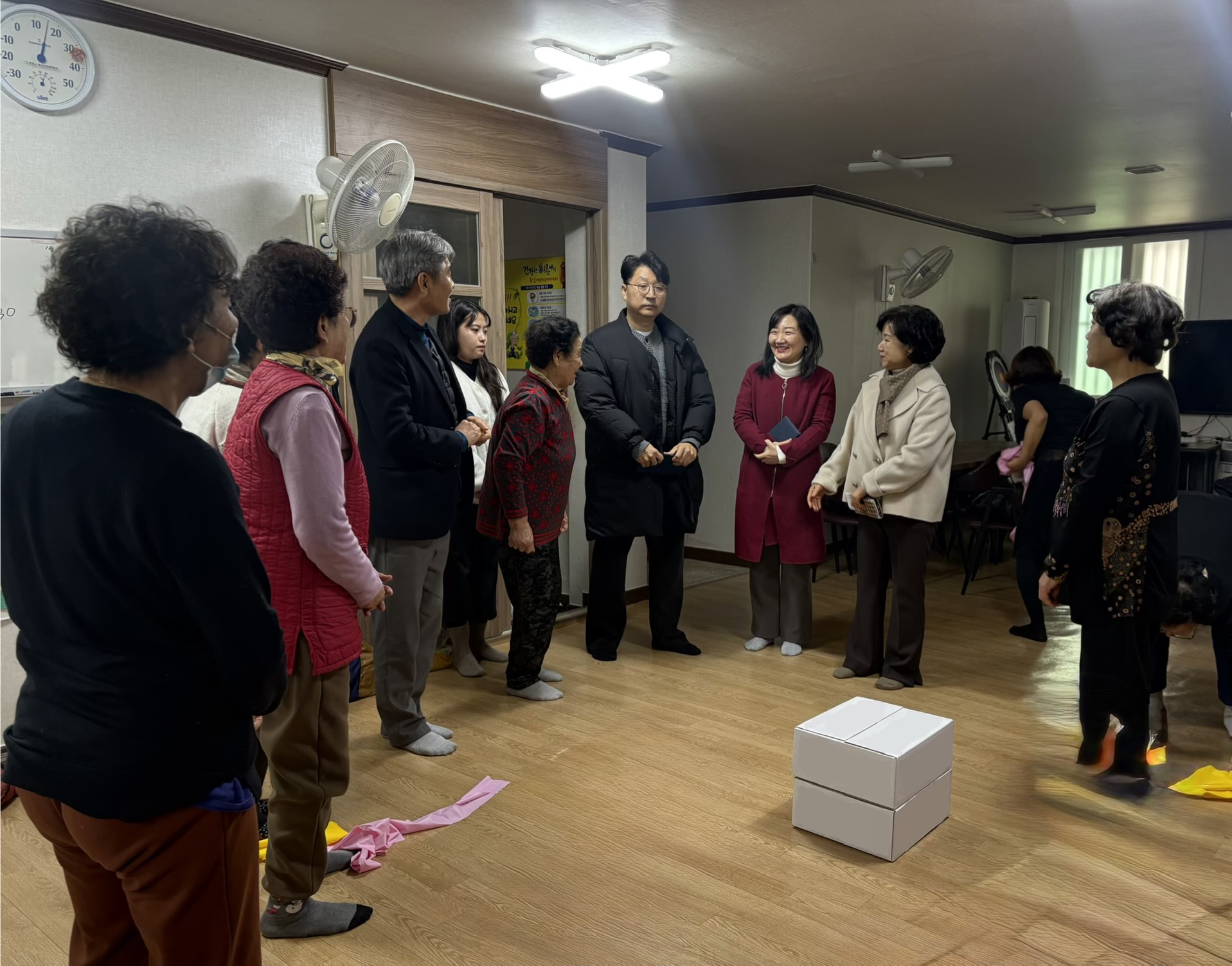 노래하는 천사 박송미, 설 명절 맞아 원산동에 떡국떡 기탁