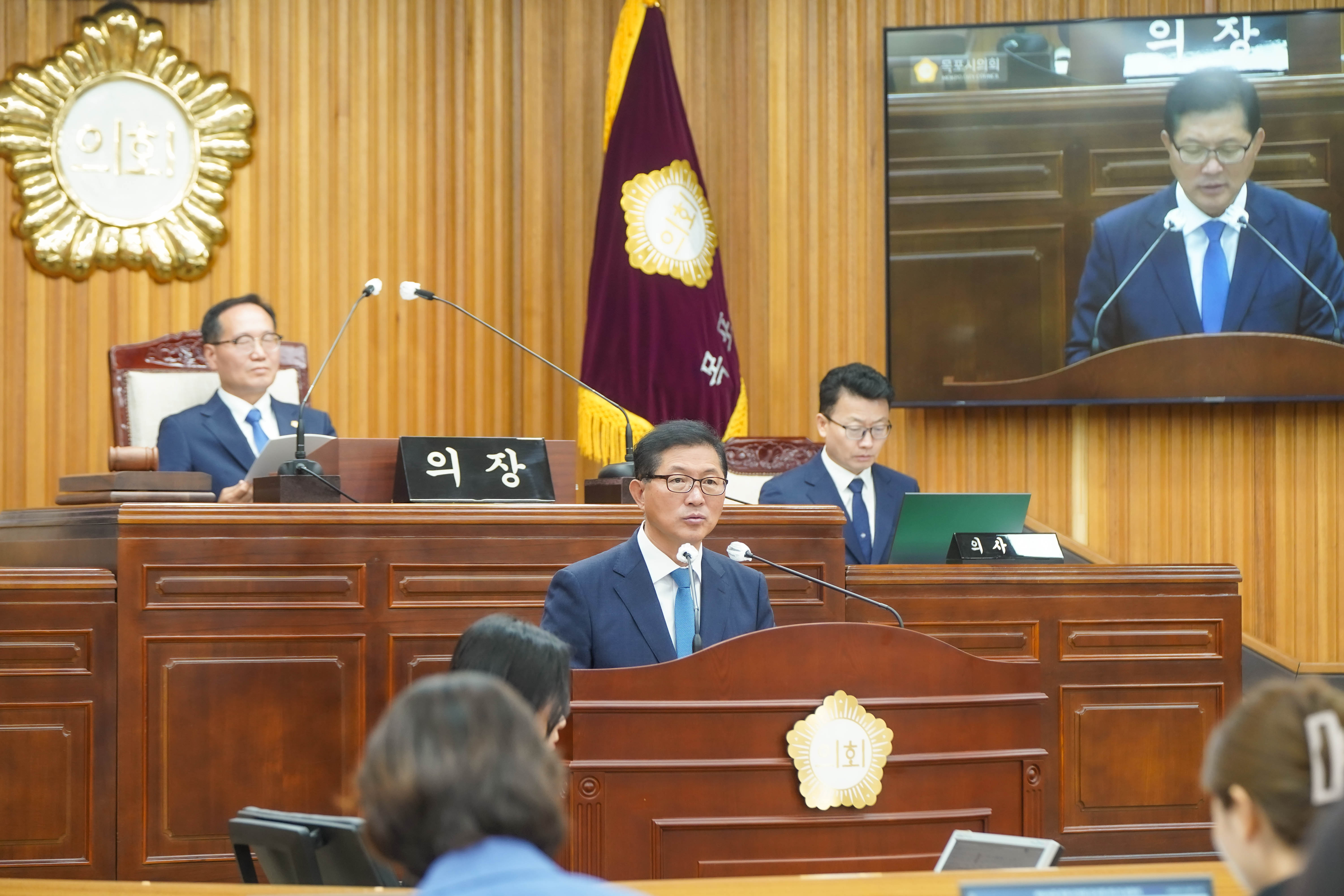 목포시, 민선9기 청사진 제시… ‘생활인구 100만, 동아시아 해양허브 목포’ 비전 설명