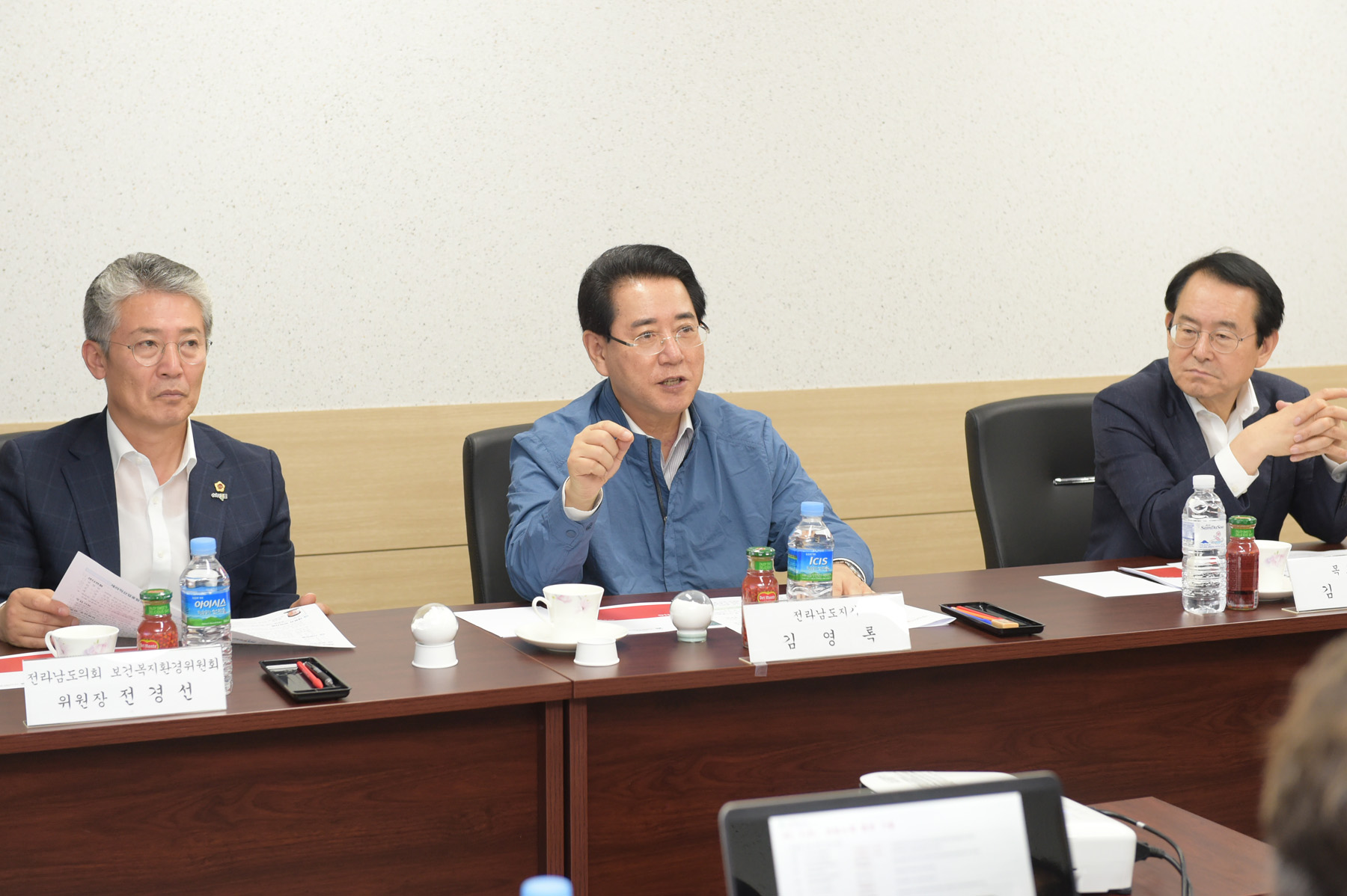 전남도지사 첨단세라믹 소재 생산기업 현장방문
