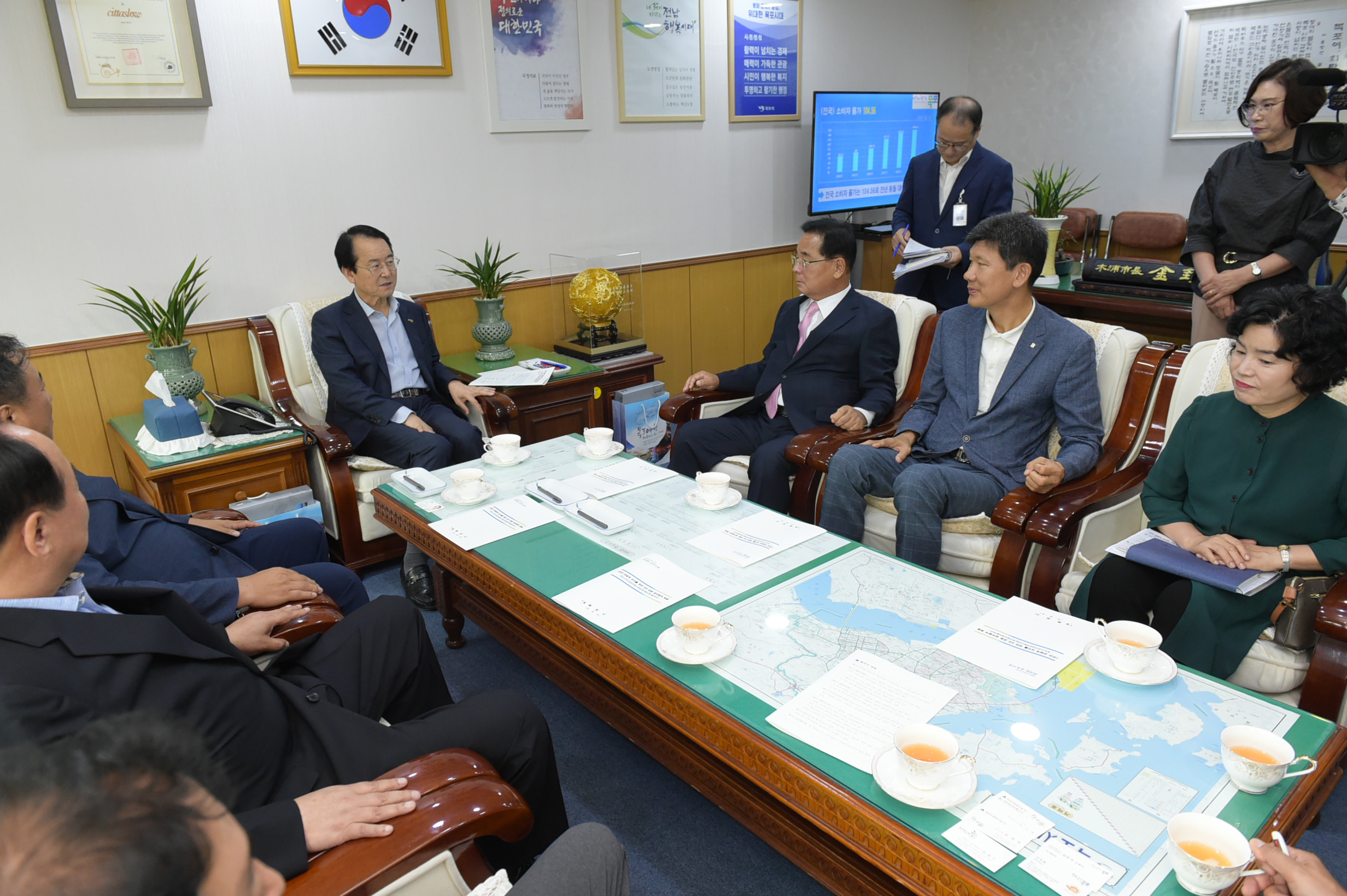 목포시 - 한국대표여행자연합 - 목포해상케이블카(주) 업무협약식