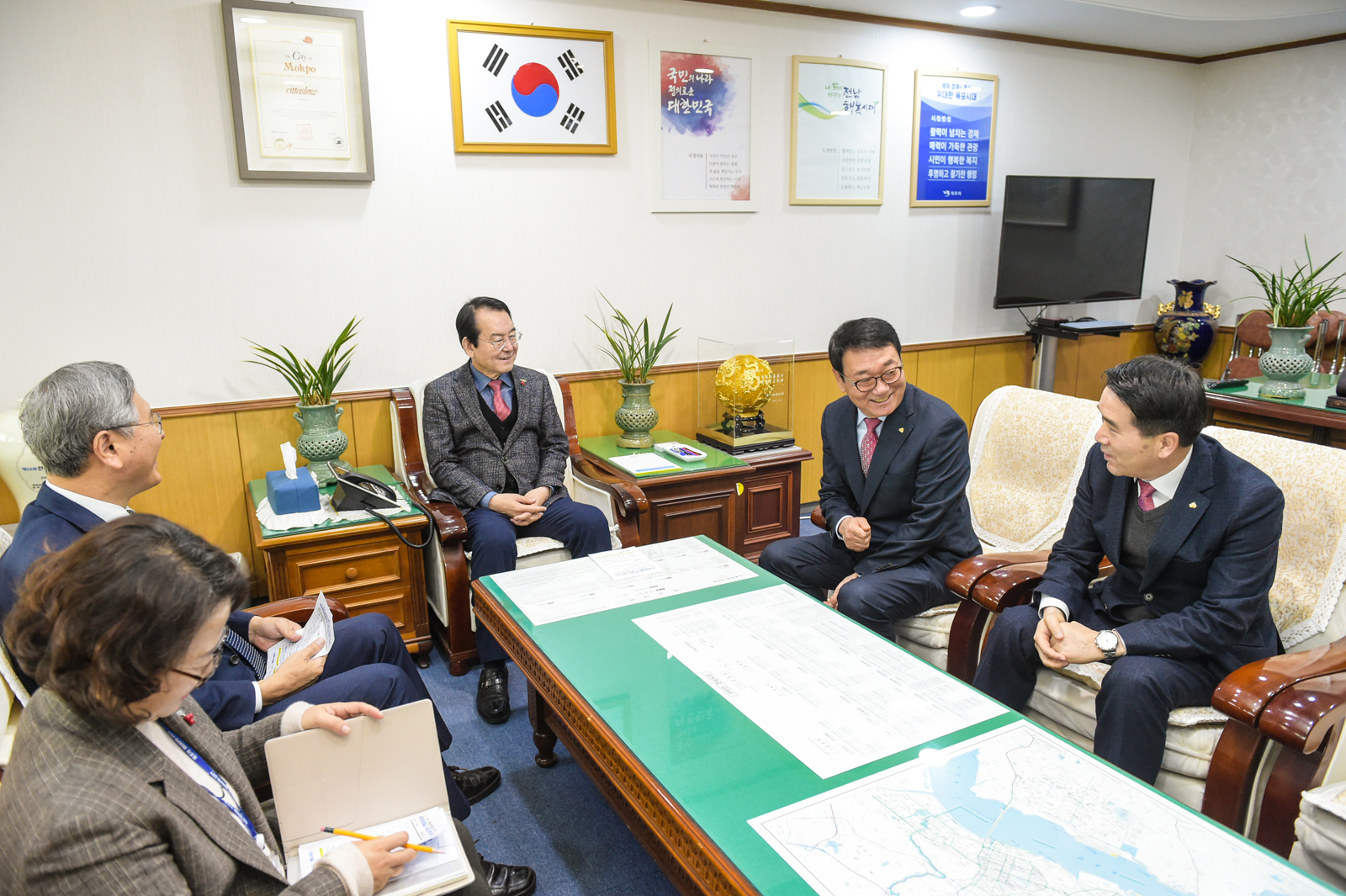 (01.07.시장실) 목포 중앙 새마을금고 사랑나눔 백미 전달식