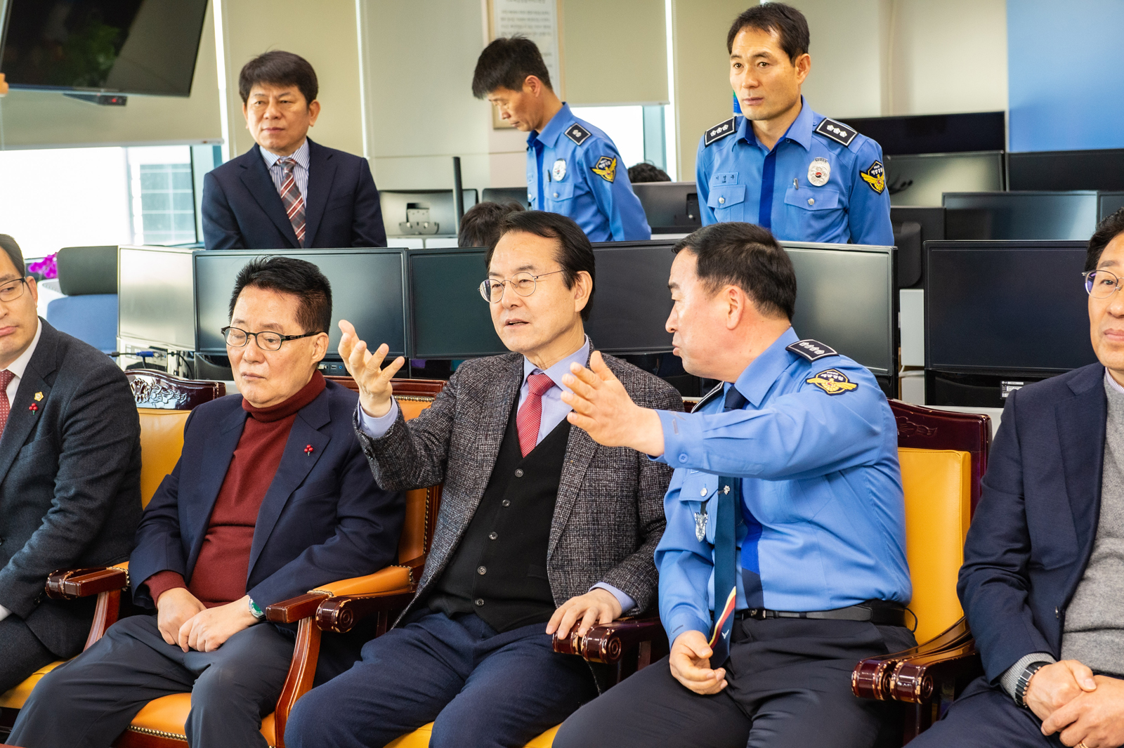(01.24.상황실외) 설 명절 유관기관 상황실 방문