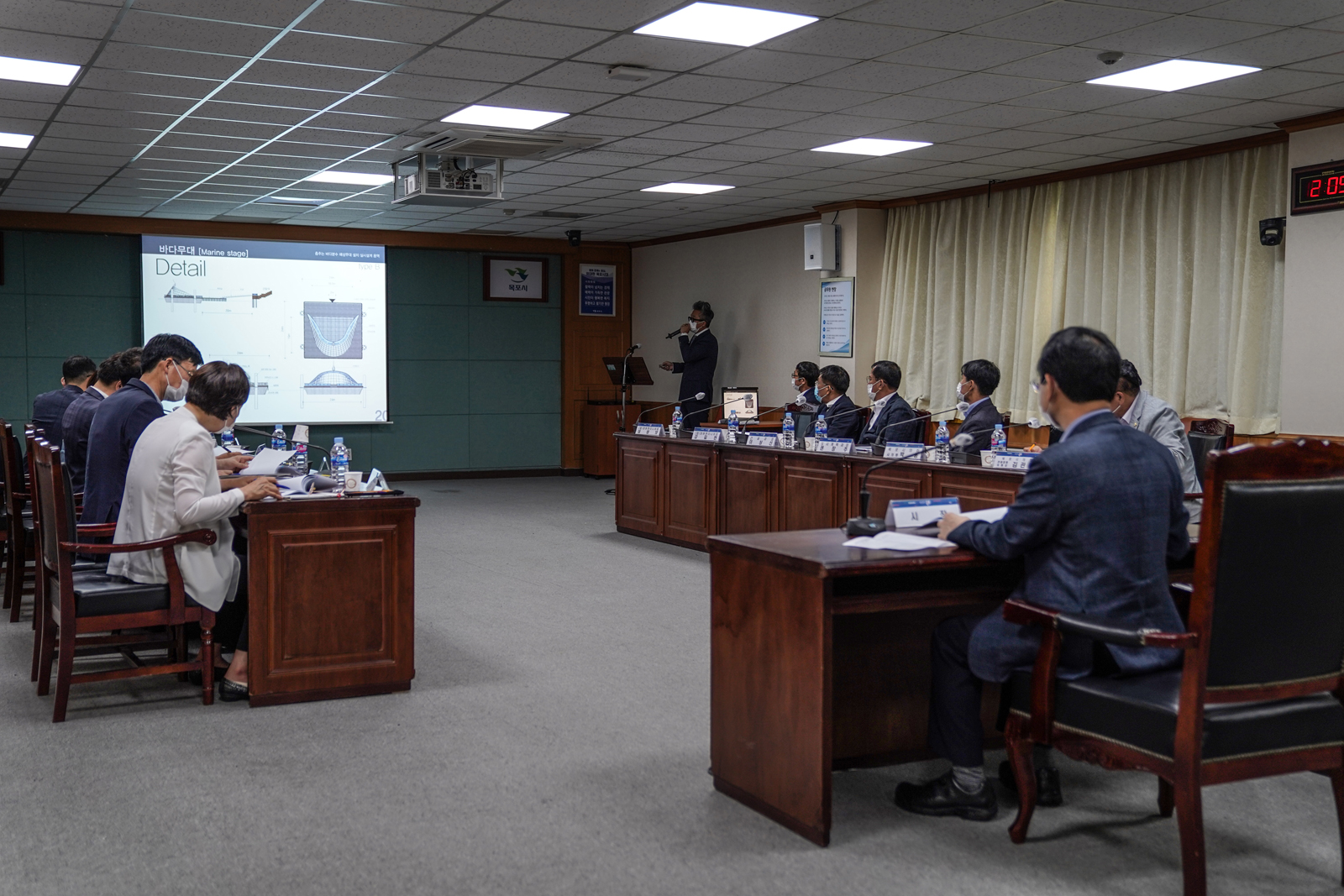(07.13.상황실) 춤추는 바다분수 해상무대 설치사업 용역 중간보고회