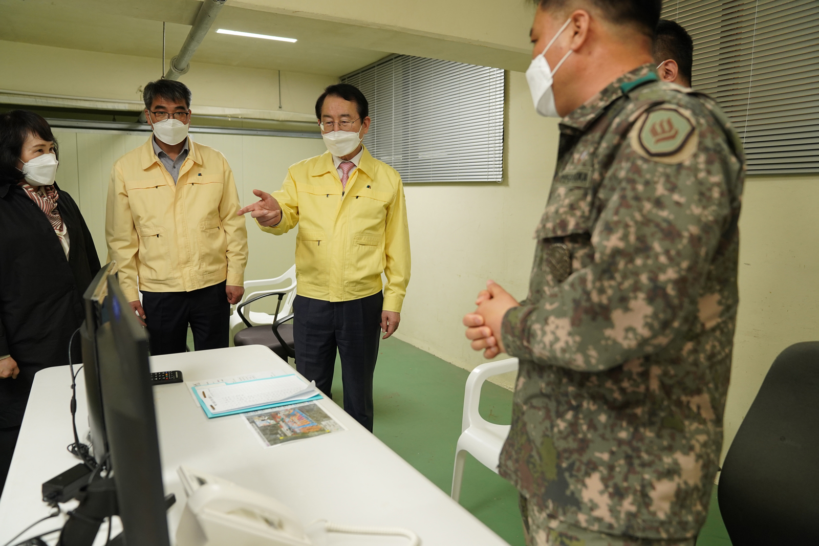 (04.01.실내체육관) 코로나19 접종센터 현장방문