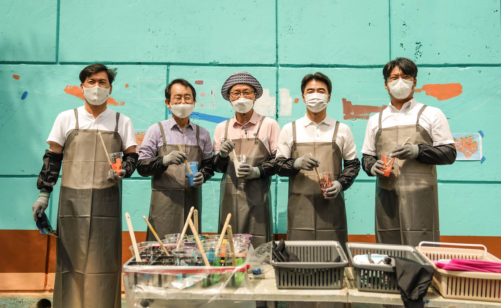 (06.26.상동초) 우리동네 상동이야기 벽화 그리기 사업 격려