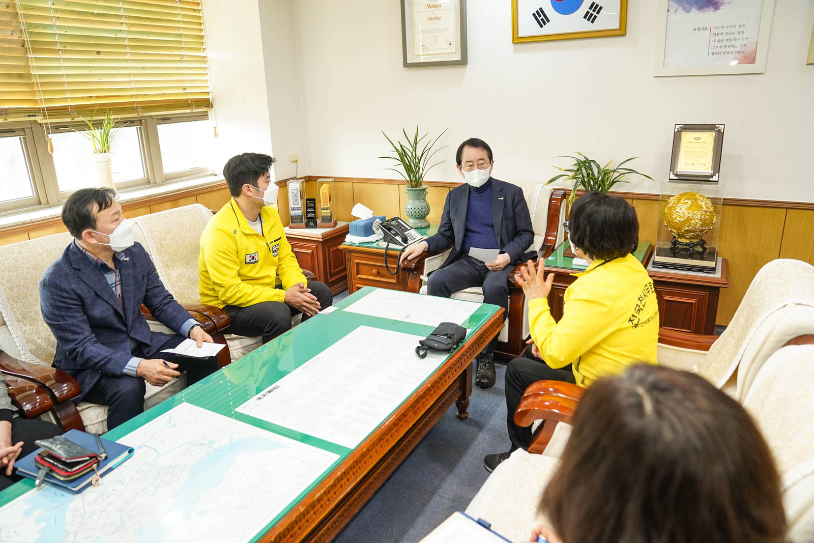 (01.26.시장실) 한국나눔연맹 백미 기탁식