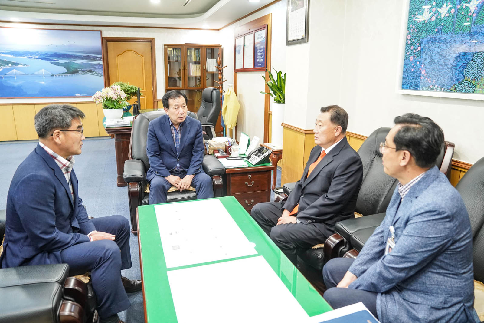 (07.22.시장실) 목포장학재단 기탁식