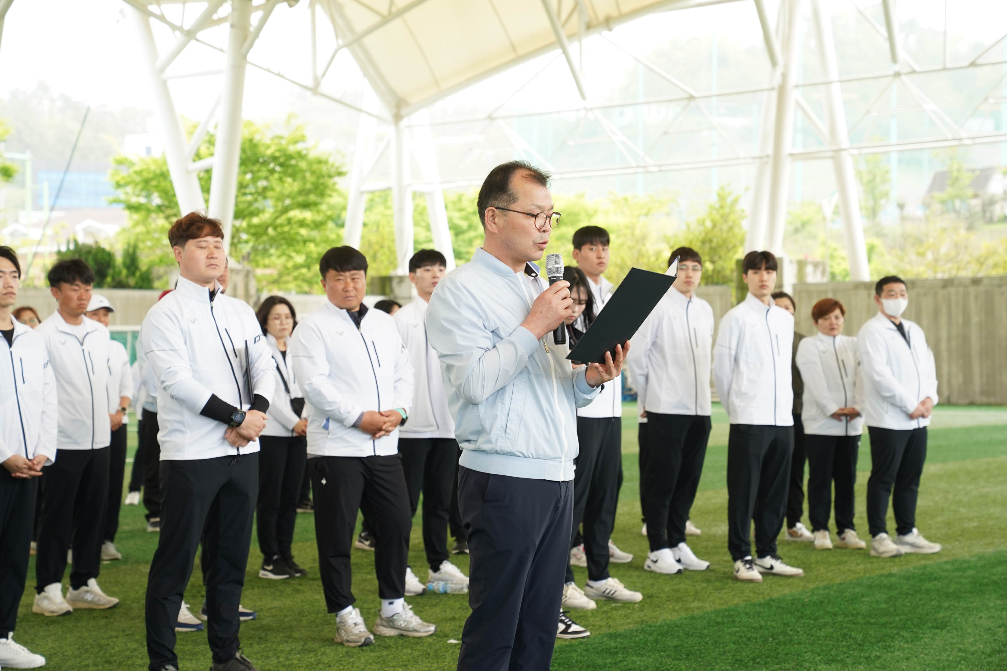 (04.17.국제축구센터) 전남체전 목포시선수단 결단식 목포의대 유치