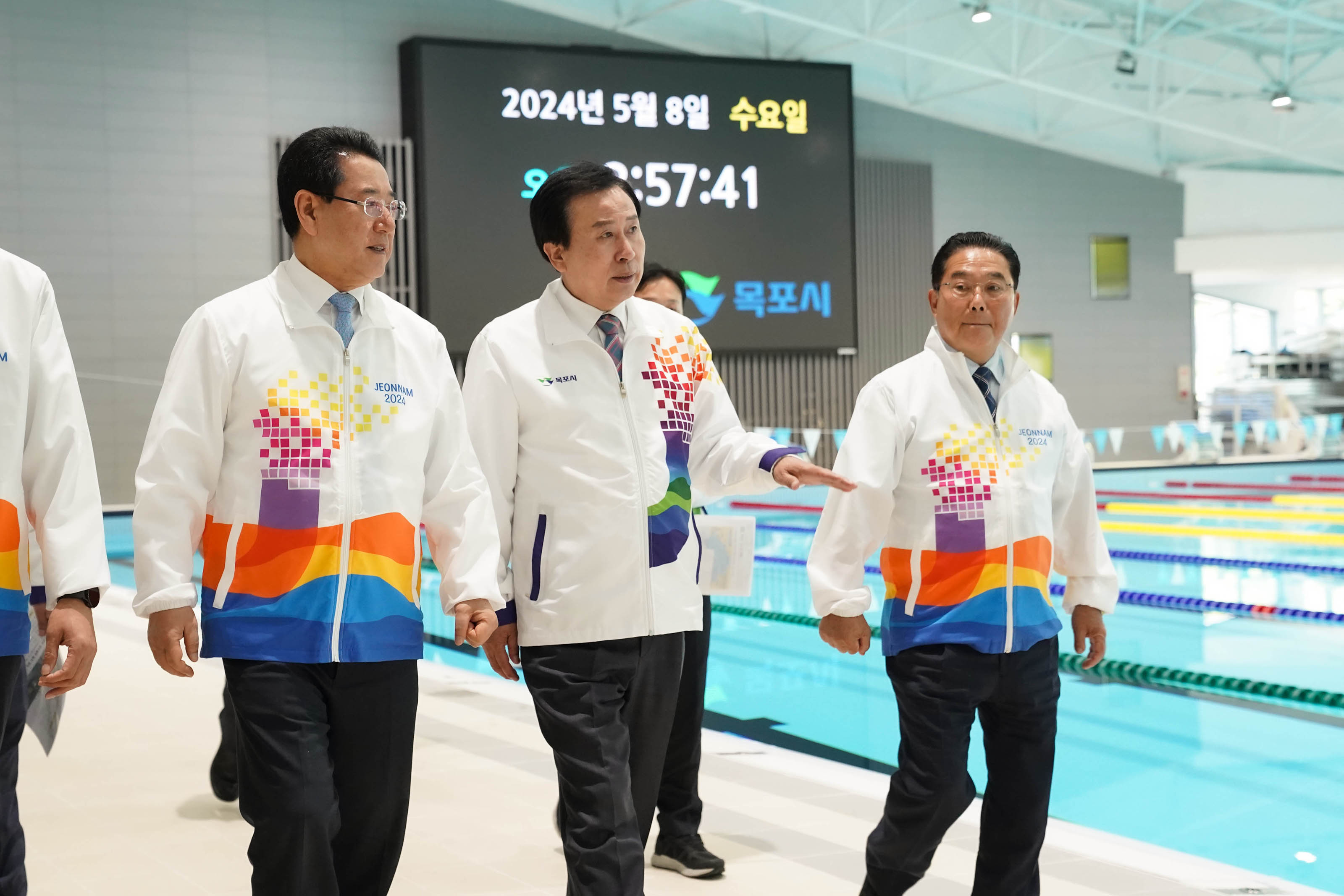 (05.08.실내수영장실내체육관) 전국소년체전 개회식장 도지사 현장점검