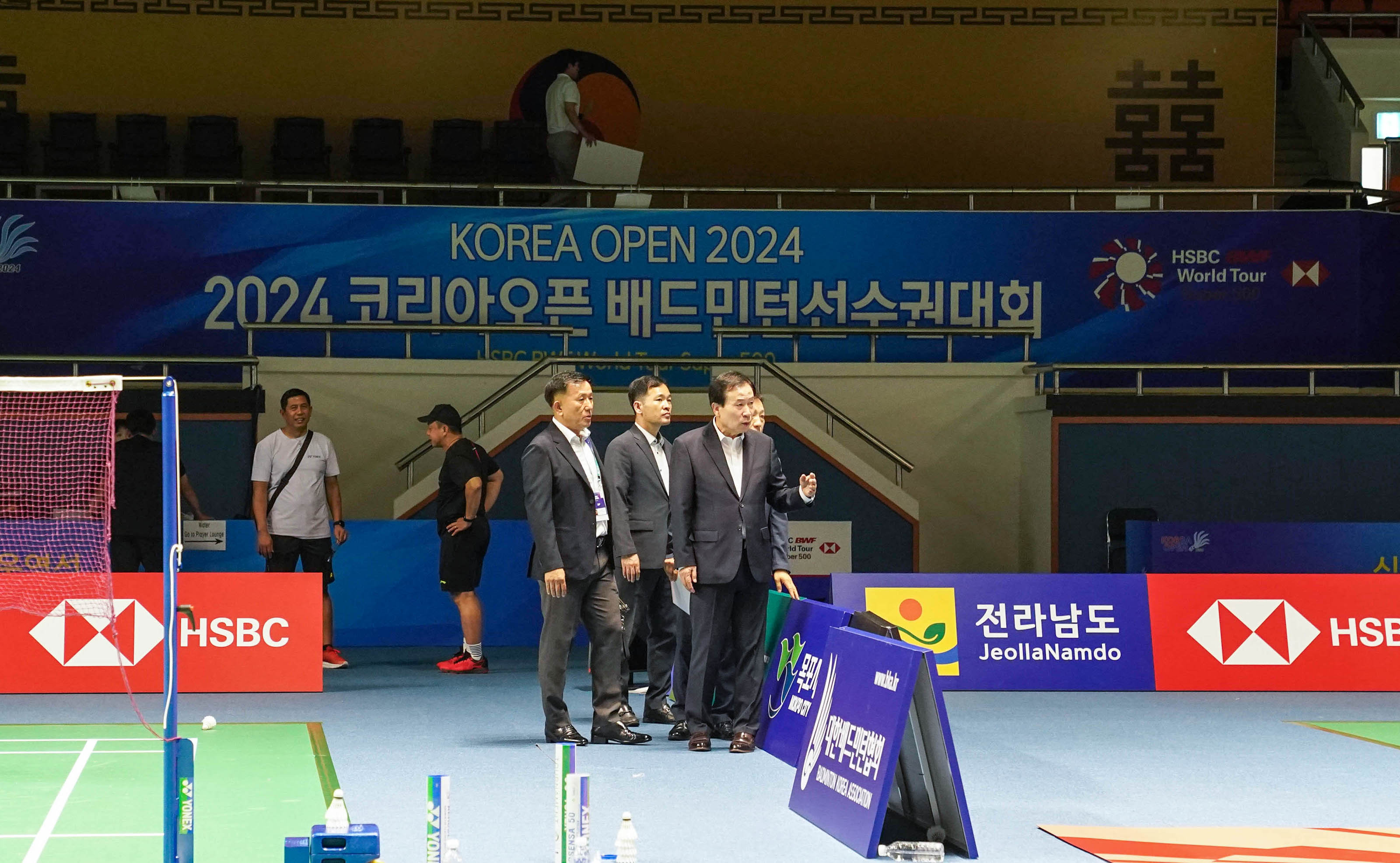 (08.26.실내체육관) 2024코리아오픈 배드민턴 선수권대회 경기장 사전점검